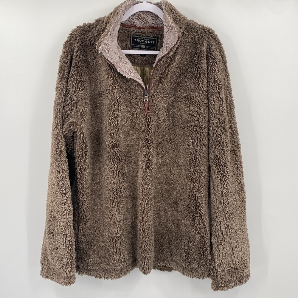 True Grit America Outdoors Co pullover sherpa  size Med